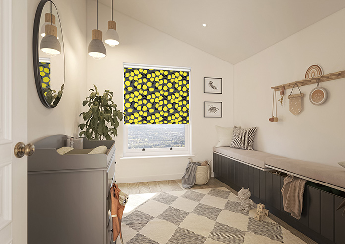 Lemons, Onyx - Twist&Fit Roller Blind - Image 7